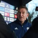 Leeds United Women head coach Dan O'Hearne speaks to LUTV after the game. Pic: LUFC.
