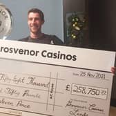 Richard, 36, won big at the Leeds casino
cc Grosvenor