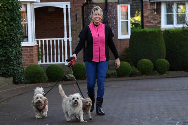 Melanie Sheard launched Mrs B's Dogs at the end of 2020 after being made redundant from her job in car sales (Photo: Jonathan Gawthorpe)