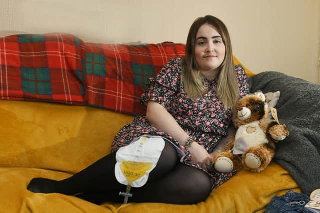 Kirsty Beal is crowdfunding to have her bladder removed
cc Gary Longbottom/JPI Media