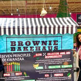 Organiser Dionne Edwards pictured with Francesca Rogers from Browniebakehaus