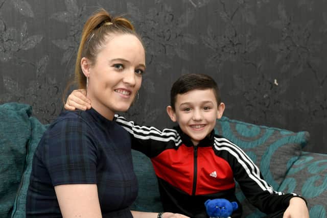 Ewen's mum, Lauren Nightingale, is raising awareness of the early signs of meningitis after fearing she would lose her boy (Photo: Gary Longbottom)