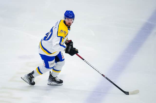 Leeds Knights' assistant captain Bobby Streetly is ready for battle against Swindon Wildcats in the first leg of the NIHL National Autumn Cup Final. Picture: James Hardisty.