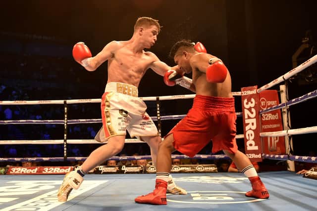 Reece Mould, in action at First Direct Leeds Arena in October 2019. Picture: Steve Riding.