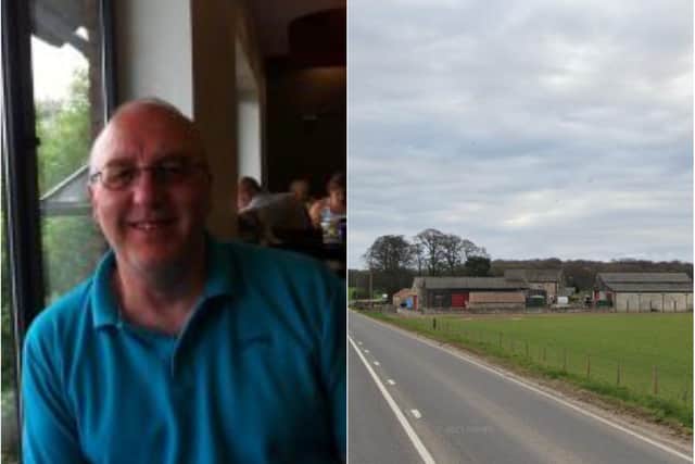 Steve Moore, 72, was killed in the crash on Selby Road (A63) earlier this month (Photos: WYP/Google)