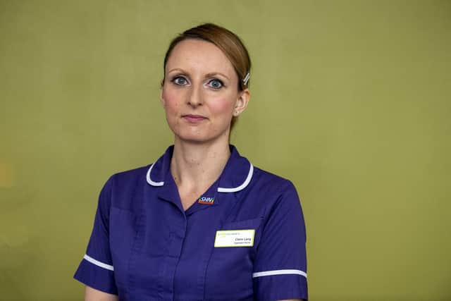 Claire Lang, a clinical nurse specialist for MND and care centre coordinator for the MND team in Leeds.

Photo: Tony Johnson