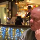 Fed-up David Pitts has a drink in a London pub before catching the train back to Wakefield.
