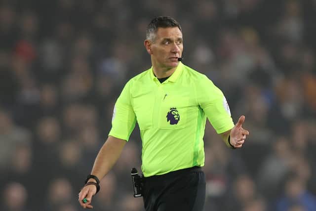 INCIDENT REPORT - Referee Andre Marriner was made aware of an allegation of racist abuse aimed at an Arsenal player during their game against Leeds United at Elland Road. Pic: Getty