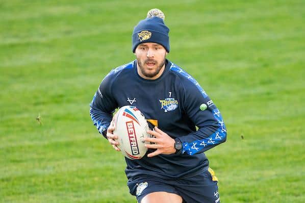 Aidan Sezer will play for Rhinos for the first time on Boxing Day. Picture by Allan McKenzie/SWpix.com.