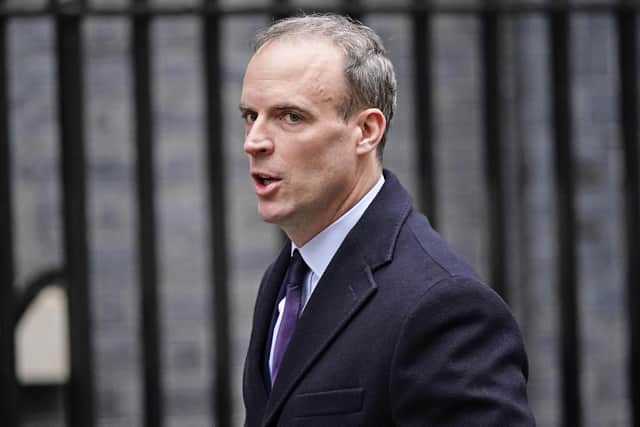 Deputy Prime Minister and Justice Secretary Dominic Raab could not guarantee the Government will not introduce further Covid restrictions between now and Christmas Day.