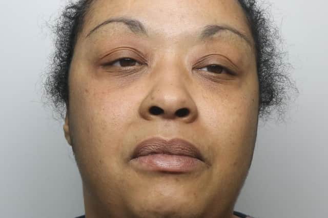 Leanne Clarke was jailed for 40 months at Leeds Crown Court for robbing a 69-year-old man in his own home in Harehills.