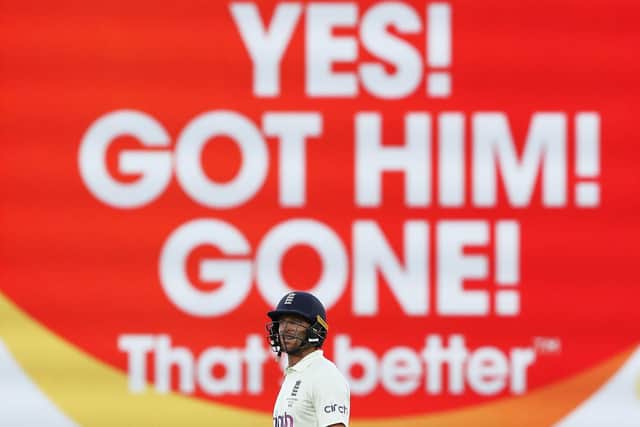 England's Jos Buttler walks off after being given out for hit wicket on day five of the second Ashes Test at the Adelaide Oval. England now trail Australia 2-0 with three Tests to play. Picture: Jason O'Brien/PA