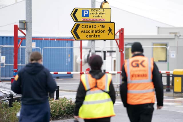 The vaccine rollout has had a huge impact on the number of deaths and hospitalisations, although cases are surging across the country. Picture: PA/Danny Lawson