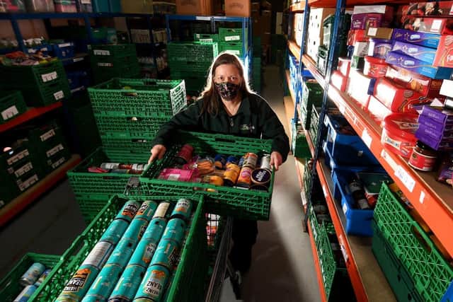 The foodbank described support for their reverse advent calendar "amazing". Picture: Simon Hulme.