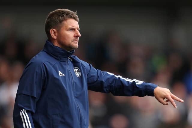 Leeds United Under-23s head coach Mark Jackson. Pic: Getty