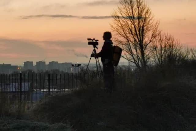 One of the sunrises of 2021 in Leeds filmed by Tom Newhouse