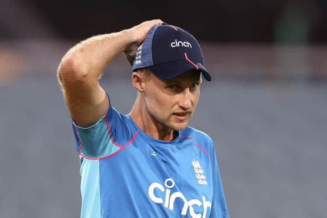 PLENTY TO PONDER: England captain Joe Root. Picture: AP Photo/James Elsby.