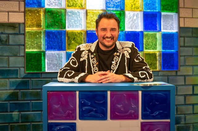 James Bye who is hosting the EastEnders gameshow. PIC: BBC/PA Wire
