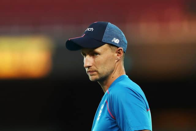 England's Joe Root looks on after defeat during day five of the second Ashes test at the Adelaide Oval, Adelaide. Picture: PA