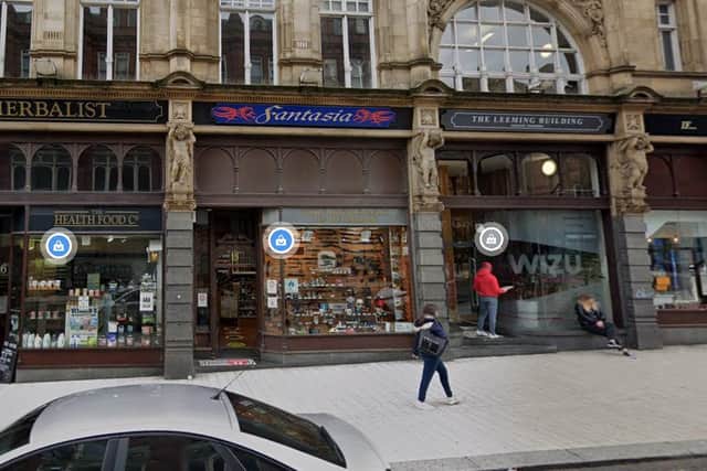 The Fantasia store on Ludgate Hill in Leeds city centre.

Image: Google