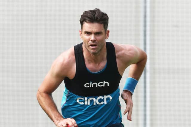 WORK TO DO: England bowler James Anderson. Picture: Jason O'Brien/PA Wire.