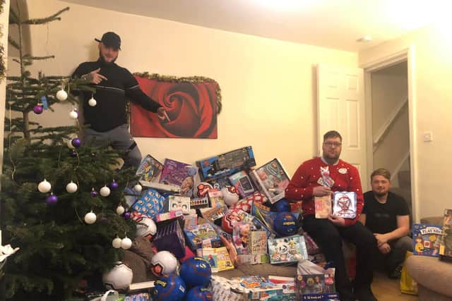 The charity have given out hundreds of hampers this Christmas
cc Hayden Lee