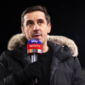 Sky Sports pundit Gary Neville. Pic: Getty