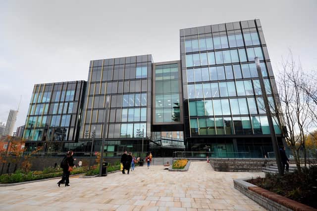 Leeds City College campus. The college will use its award for facilities improvements, specifically relating to STEM and healthcare disciplines.