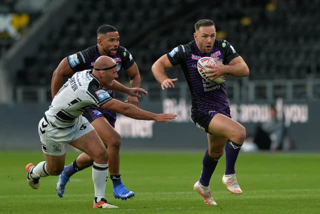Luke Gale was stripped of Rhinos' captaincy in July and signed for Hull in the off-season. Picture by Jonathan Gawthorpe.
