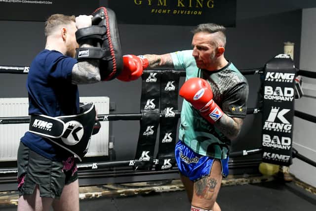 Th 36-year-old still fights professionally while he coaches others through the ranks at Bad Company Thai Boxing Gym in Leeds (Photo: Gary Longbottom)