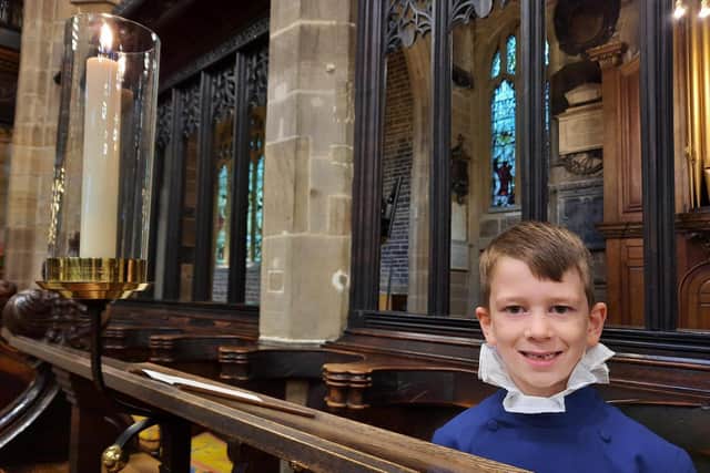 Oliver Powell Wakefield Cathedral Chorister. Image: Ryan Grint