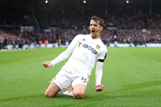 FEELING GOOD: Leeds United's Spanish international centre-back Diego Llorente. Photo by Alex Pantling/Getty Images.