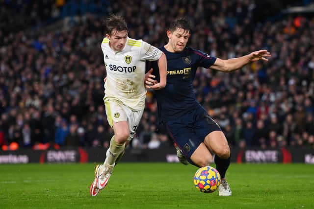 BIG MOMENT - Joe Gelhardt has arrived with a bang in the Premier League for Leeds United. Pic: Getty