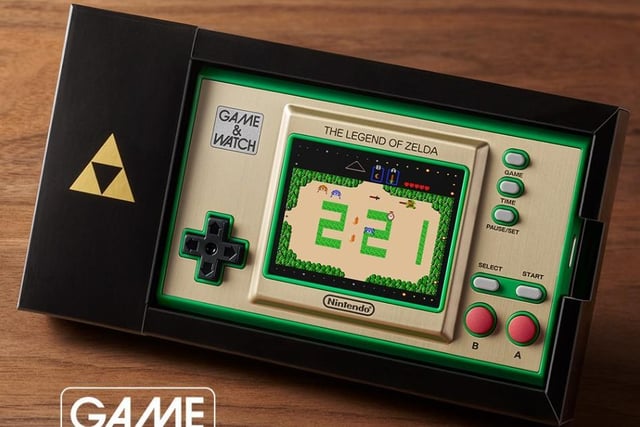 With a retro look, legendary flourishes, and the power to save Hyrule, Game & Watch: The Legend of Zelda is a jam-packed tribute to 35 years of The Legend of Zelda series. Adventure through three time-honoured games and enjoy all-new old-school fun with this stylish handheld console.
