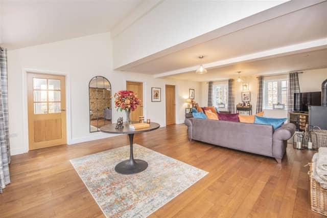 This modern farm house with traditional features and new facilities is on the market for £1.3 million.