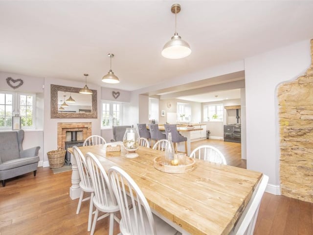 This modern farm house with traditional features and new facilities is on the market for £1.3 million.
