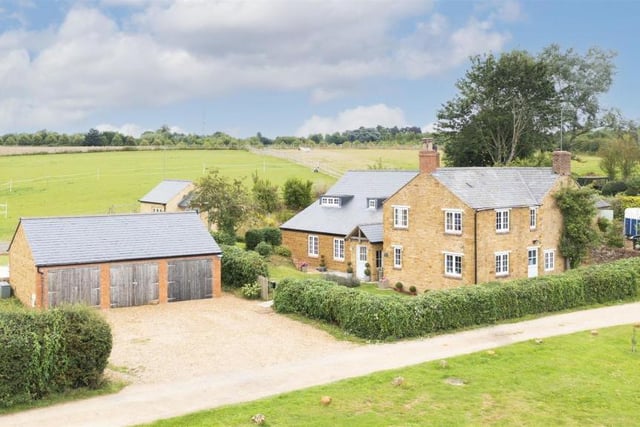 This modern farm house with traditional features and new facilities is on the market for £1.3 million.