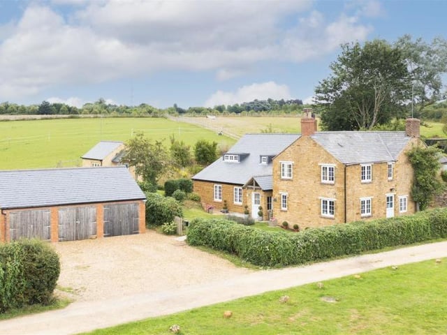 This modern farm house with traditional features and new facilities is on the market for £1.3 million.