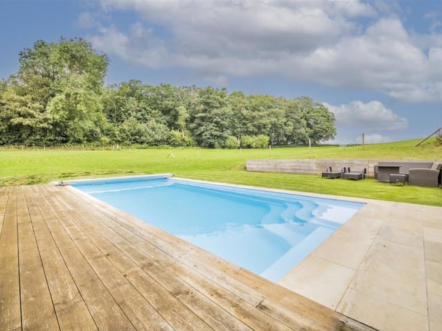 This modern farm house with traditional features and new facilities is on the market for £1.3 million.