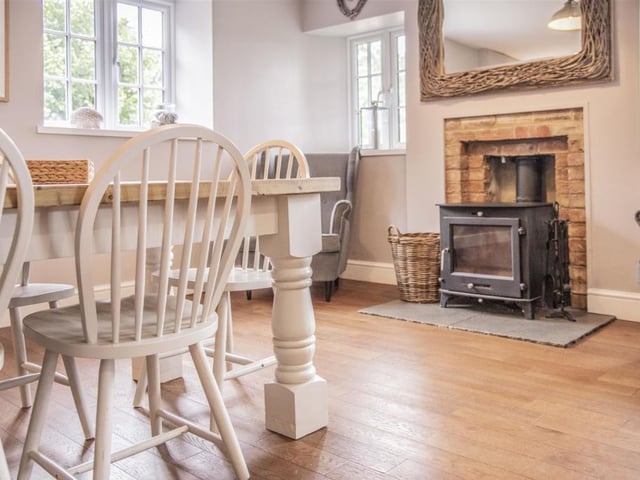 This modern farm house with traditional features and new facilities is on the market for £1.3 million.
