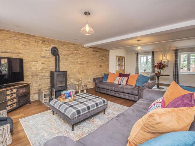 This modern farm house with traditional features and new facilities is on the market for £1.3 million.