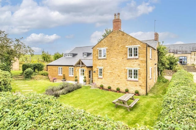This modern farm house with traditional features and new facilities is on the market for £1.3 million.
