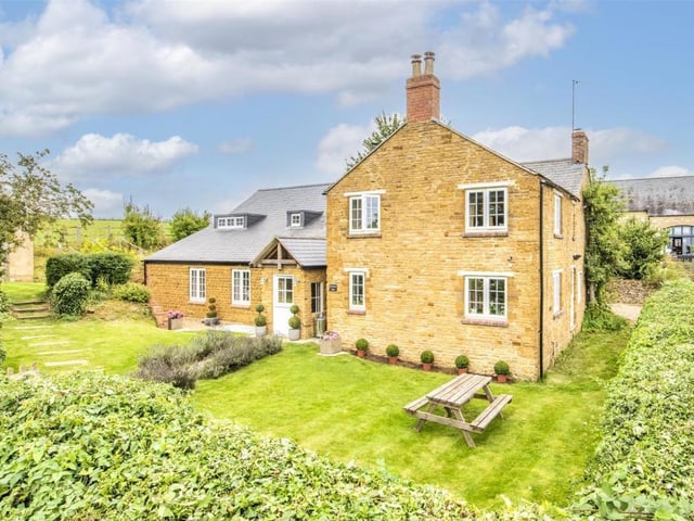 This modern farm house with traditional features and new facilities is on the market for £1.3 million.