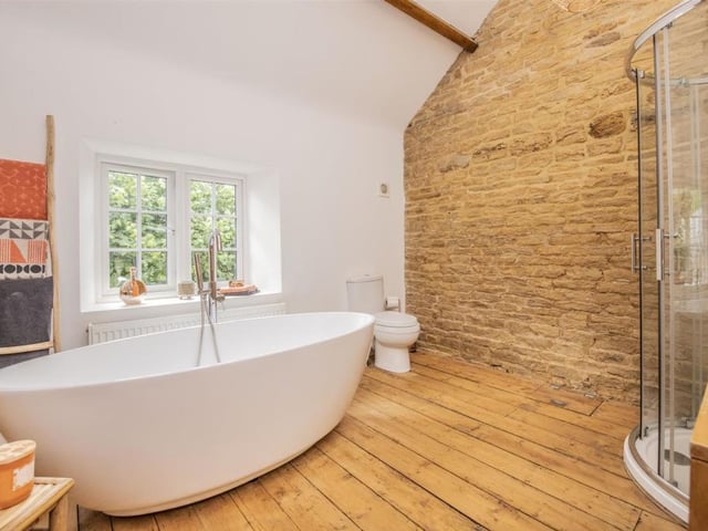 This modern farm house with traditional features and new facilities is on the market for £1.3 million.
