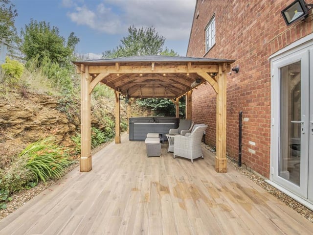This modern farm house with traditional features and new facilities is on the market for £1.3 million.