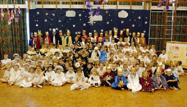 The Nativity schene at Bishop Tufnell Primary School in Bognor Regis in 2006. Picture: Louise Adams
