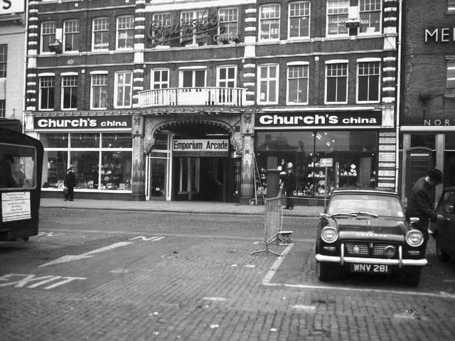 Emporium Arcade, The Parade, Market Square, Northampton, February 8, 1971