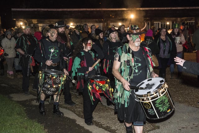 Wassail at Michelham Priory. Picture by Terry Applin SUS-220125-130209001