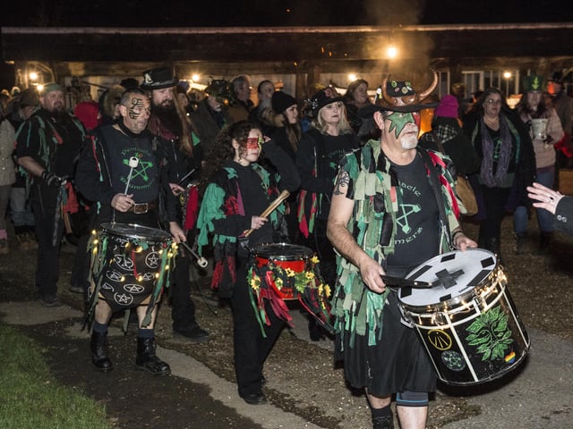 Wassail at Michelham Priory. Picture by Terry Applin SUS-220125-130209001