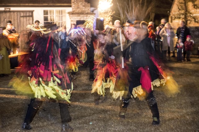 Wassail at Michelham Priory. Picture by Terry Applin SUS-220125-130012001